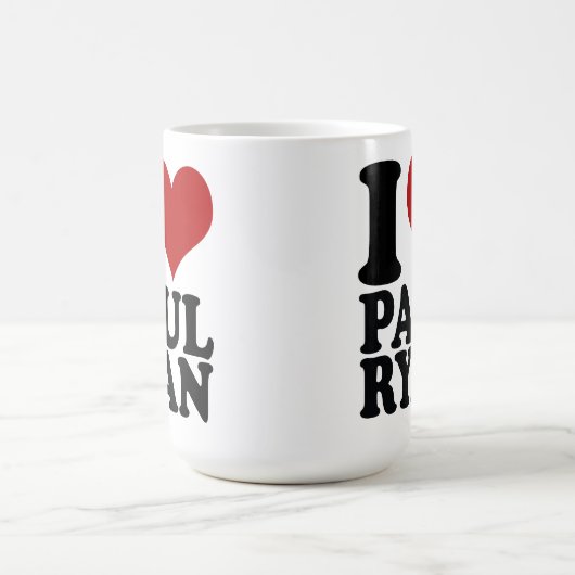 Iハートのポールライアンの2012年のコーヒー茶マグ コーヒーマグカップ (中央)