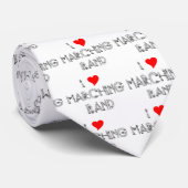 Iハートのマーチングバンド ネクタイ (ロール)