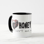 Iハートのラーテル マグカップ (正面左)