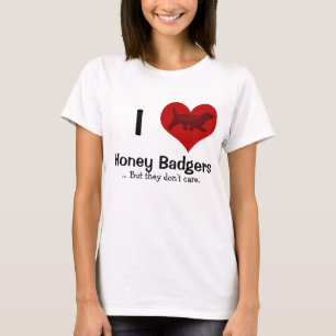 Iハートのラーテル Tシャツ