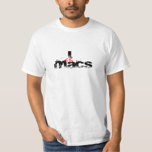 Iハートのレインコート(赤い) Tシャツ