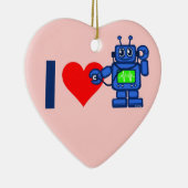 Iハートのロボット セラミックオーナメント (右)