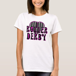 Iハートのローラーダービー Tシャツ