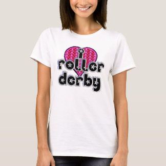 Iハートのローラーダービー Tシャツ