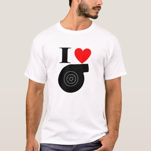 Iハートの倍力 Tシャツ (正面)