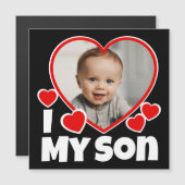 Iハートの写真パーソナライズされた (正面/裏面)