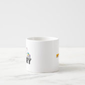 Iハートの図書館のマグ(小さい) エスプレッソカップ (正面)