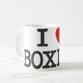 Iハートの外枠 コーヒーマグカップ (正面左)