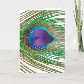 Iハートの孔雀 カード