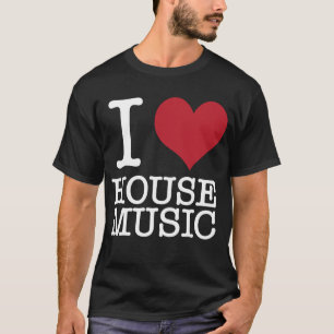 Iハートの家音楽 Tシャツ