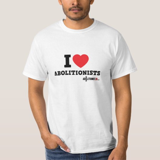 Iハートの廃止論者 Tシャツ (正面)