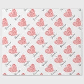 Iハートの本 ラッピングペーパー (フラット)