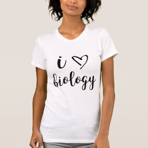 Iハートの生物学のワイシャツ Tシャツ