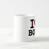 Iハートの男の子のコーヒー・マグ コーヒーマグカップ (中央)