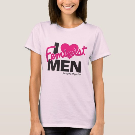 Iハートの男女同権主義の人… Tシャツ (正面)