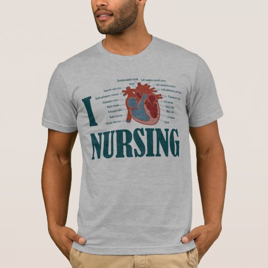 Iハートの看護 Tシャツ (正面)