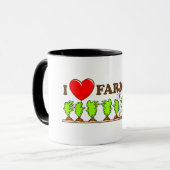 Iハートの耕作 マグカップ (正面左)