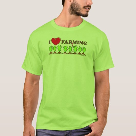 Iハートの耕作 Tシャツ (正面)