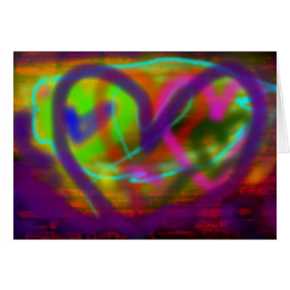 Iハートの落書き