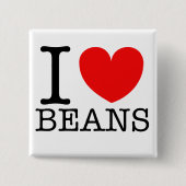 Iハートの豆 缶バッジ (正面)