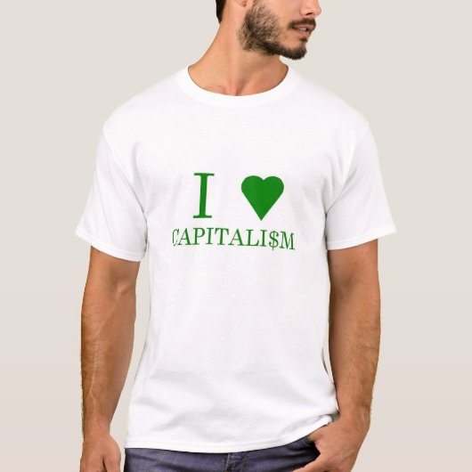 Iハートの資本主義 Tシャツ (正面)