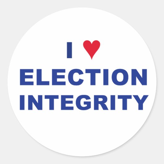 Iハートの選択の整合性 ラウンドシール (正面)