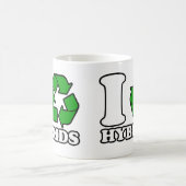 Iハートの雑種 コーヒーマグカップ (中央)