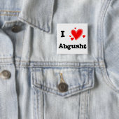 IハートのAbgushtペルシャスープビーフ 缶バッジ (インサイチュ)