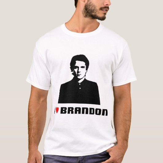 Iハートのbrandon Tシャツ (正面)