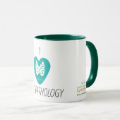 Iハートのcytopathology -甲状腺剤 マグカップ (正面右)