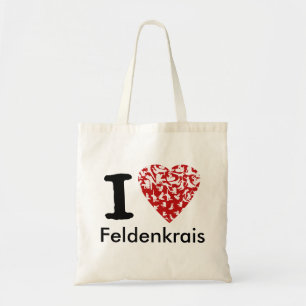 IハートのFeldenkraisのトート の赤いハート トートバッグ