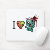 IハートのHeadshots マウスパッド (マウス)