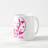 IハートのIkeのマグ コーヒーマグカップ (正面右)