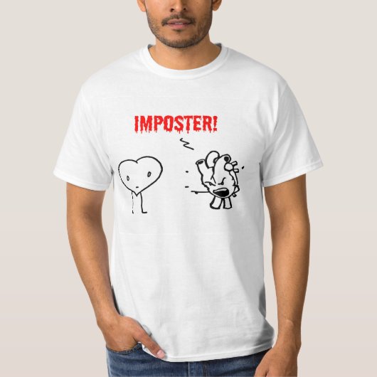 IハートのImposter! Tシャツ (正面)