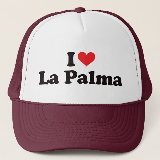 IハートのLa Palma キャップ (正面)