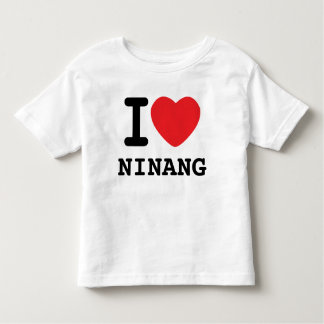 Iハートのninang トドラーTシャツ