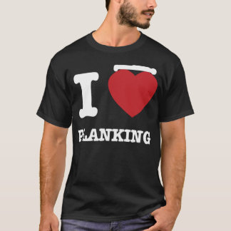 IハートのPlanking Tシャツ