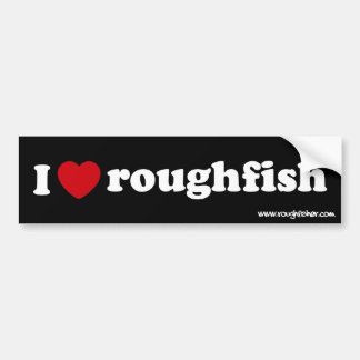 IハートのroughfishのSIG バンパーステッカー