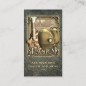 IハートのSteampunkのプロフィールカード 名刺 (正面)