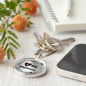 Iハートはまたは私のマルタの優れたKeychainを愛します キーホルダー (側面)