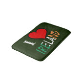 Iハートアイルランドのオーバーレイbmcnt バスマット (アングル)