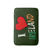 Iハートアイルランドのオーバーレイbmcnt バスマット (正面縦)