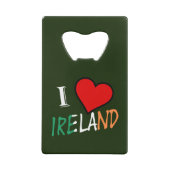 Iハートアイルランドのオーバーレイbocnt クレジットカード栓抜き (裏面)