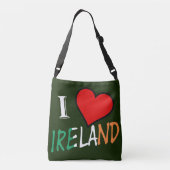 Iハートアイルランドのオーバーレイcbbcnt クロスボディバッグ (裏面)