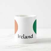 Iハートアイルランド三色国旗 コーヒーマグカップ (中央)