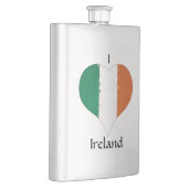 Iハートアイルランド三色国旗 フラスク (右)