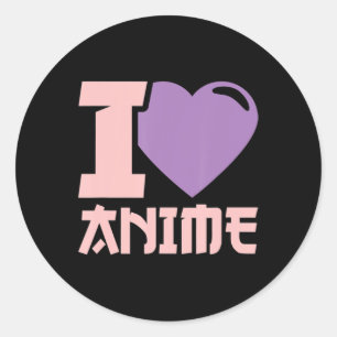 Iハートアニメ大好きアニメ ラウンドシール
