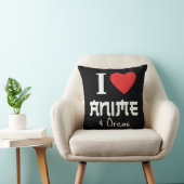 IハートアニメI Love Anime And Orcas クッション (椅子)