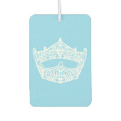 Iハートアメリカのページェントの象徴的な冠 カーエアーフレッシュナー (正面)