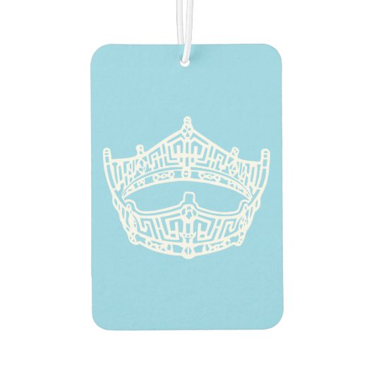 Iハートアメリカのページェントの象徴的な冠 カーエアーフレッシュナー (裏面)